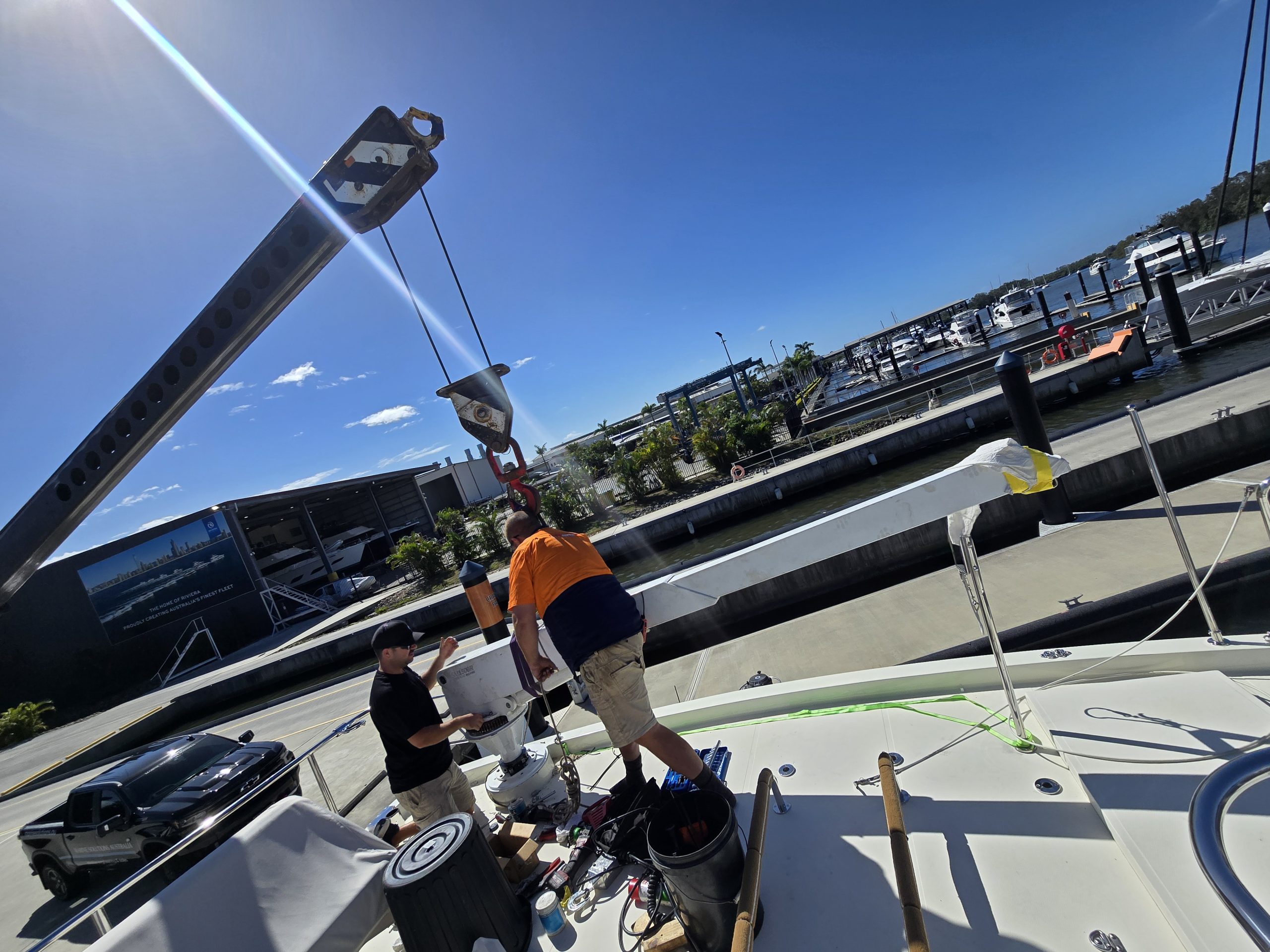 Marine Solutions Australia marine breakdown and repair job on the Gold Coast — 23