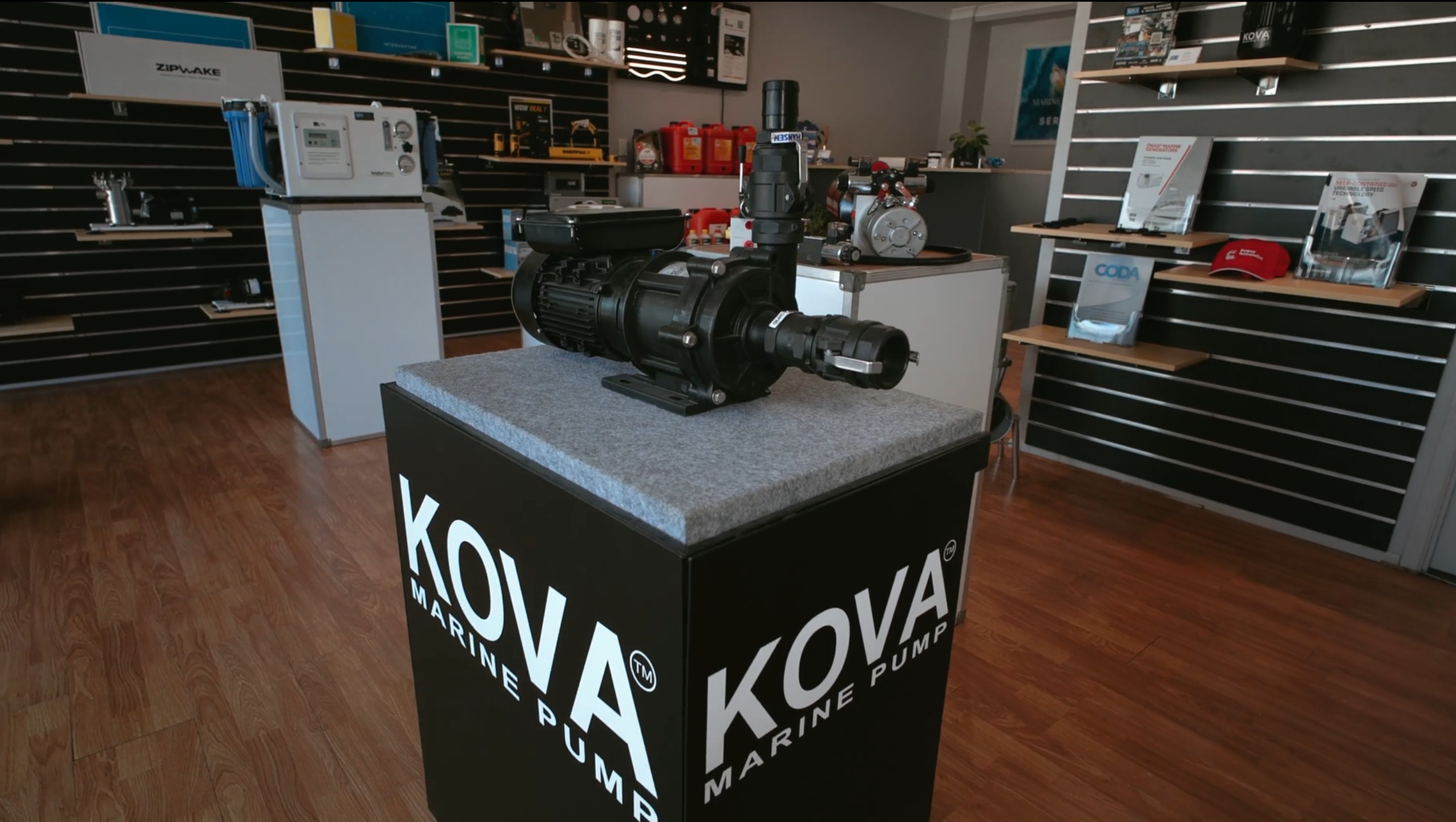 Inside the Marine Solutions sales and showroom — 2