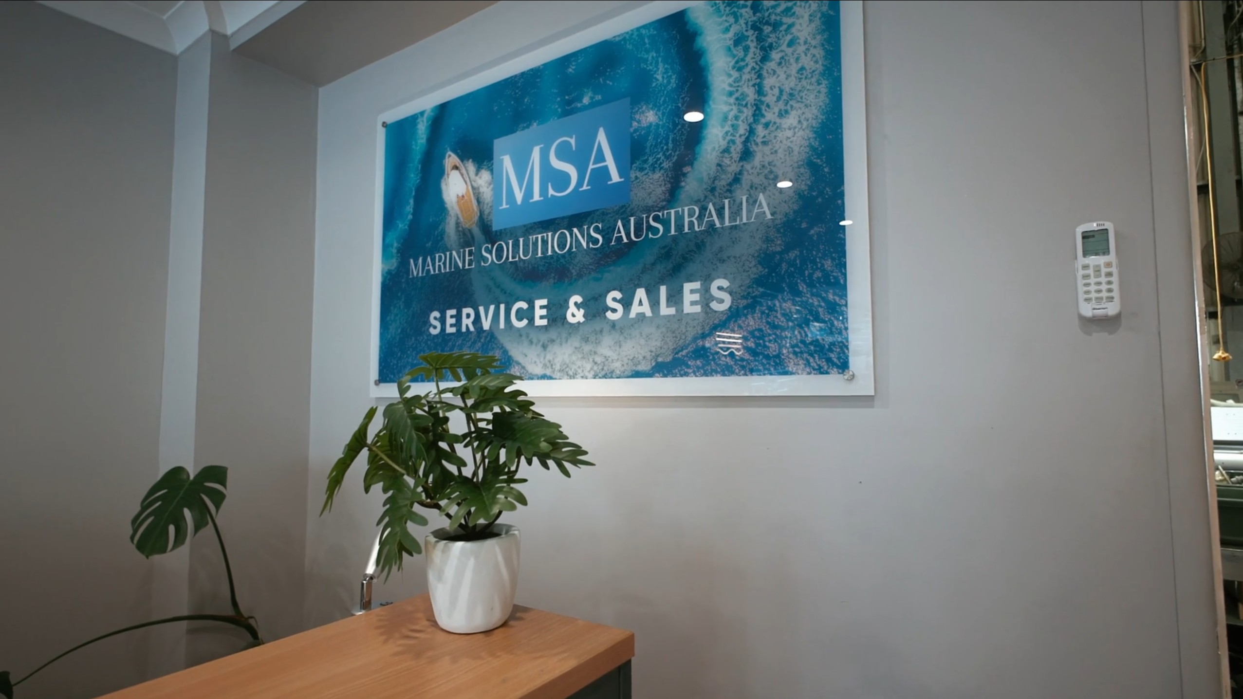 Inside the Marine Solutions sales and showroom — 10