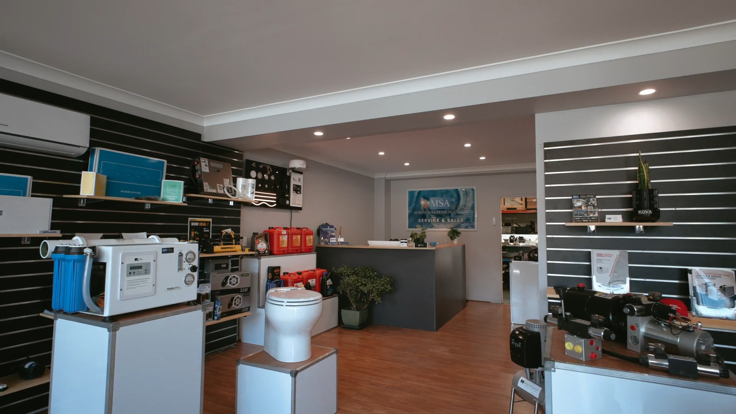Inside the Marine Solutions sales and showroom — 1