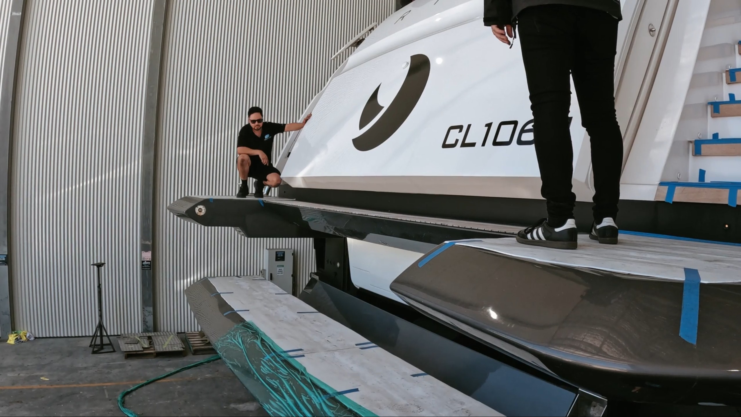 Vessel in for fit-out