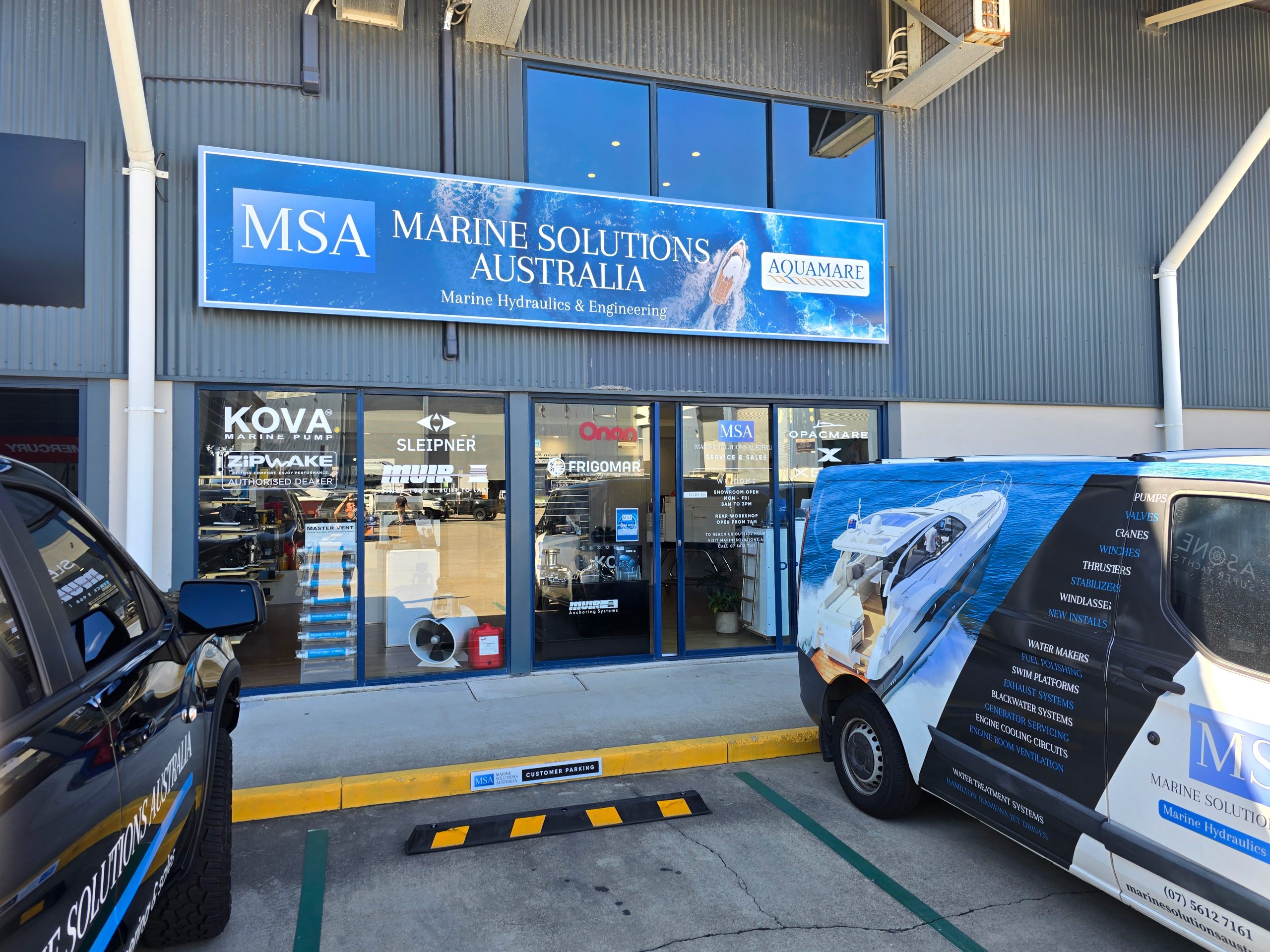 Inside the Marine Solutions sales and showroom — 6