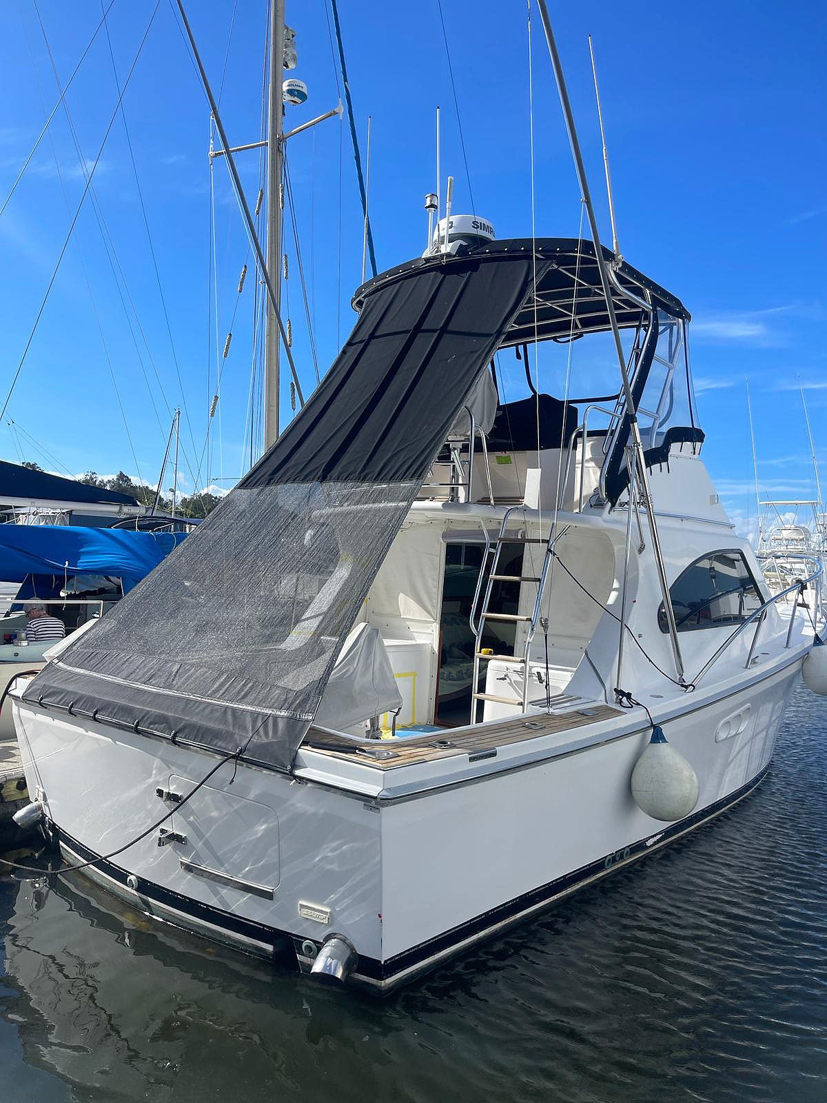 Marine Sanitation & Seacock Replacement — 11m Flybridge Cruiser