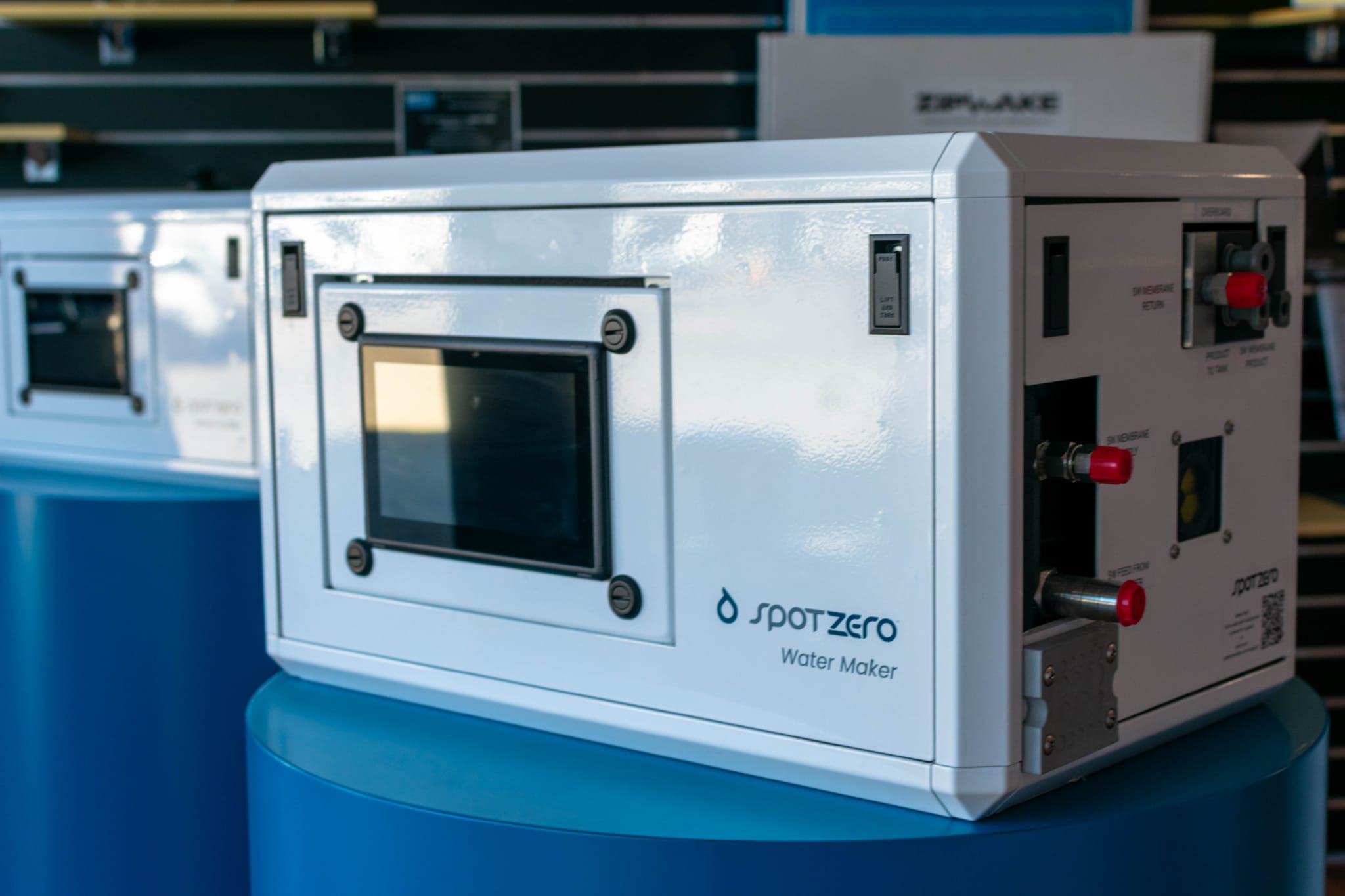 Spot Zero systems in our showroom