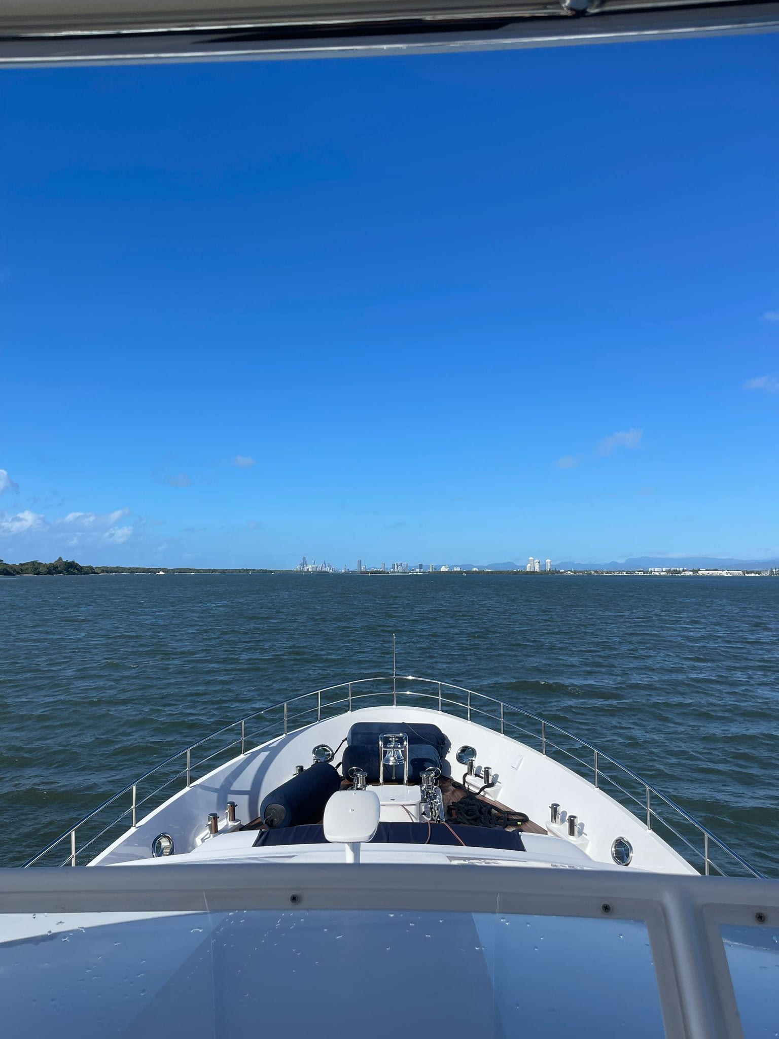 Sea trial concluded off the Gold Coast, stabilisers and thruster signed off
